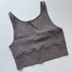lululemon athletica power pivot tank ribbed - dusky lavender